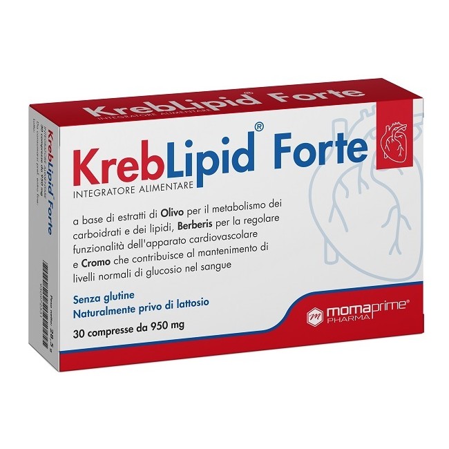 Momaprime Pharma Kreblipid Forte 30 Compresse 950 Mg