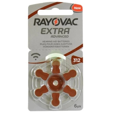 Jordan Te. Ch Sa Rayovac Batterie Zinco Ario Modello 312 6 Pezzi