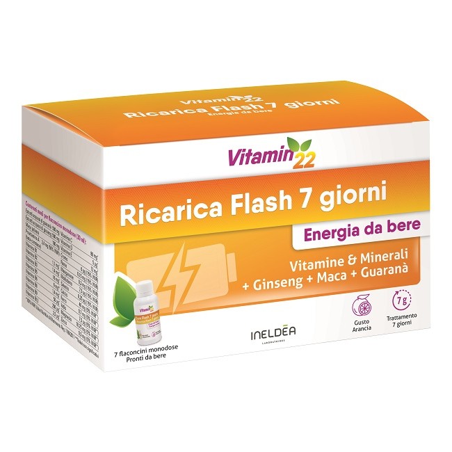 Laboratoires Ineldea Vitamin'22 Ricarica Flash 7 Flaconcini