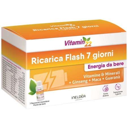 Laboratoires Ineldea Vitamin'22 Ricarica Flash 7 Flaconcini