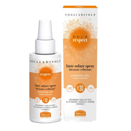 Helan Voglia Di Sole Four Respect Latte Solare Spray Spf30 150 Ml