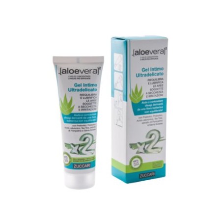 Tubetto da 80ml di Gel Intimo Ultradelicato Aloevera2 Zuccari Tubetto da 80ml di Gel Intimo Ultradelicato Aloevera2 Zuccari