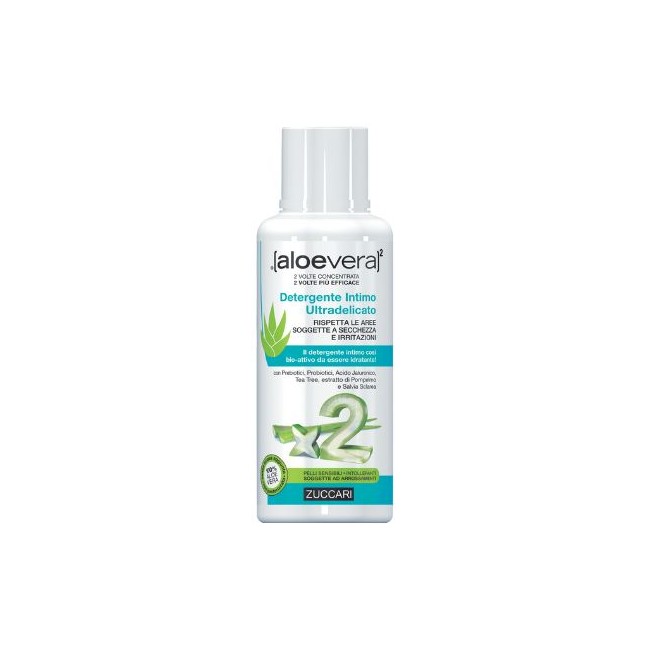 Flacone da 250ml di Detergente Intimo Ultradelicato da Zuccari Aloevera2