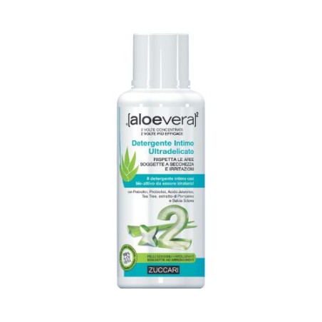 Flacone da 250ml di Detergente Intimo Ultradelicato da Zuccari Aloevera2 Flacone da 250ml di Detergente Intimo Ultradelicato da Zuccari Aloevera2