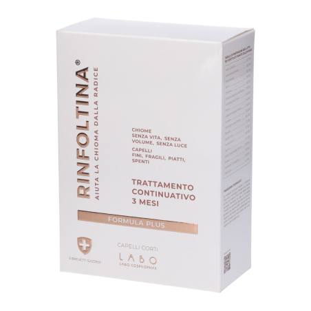 Labo Rinfoltina Formula Plus Capelli Corti 3 Mesi Di Trattamento 100 Ml