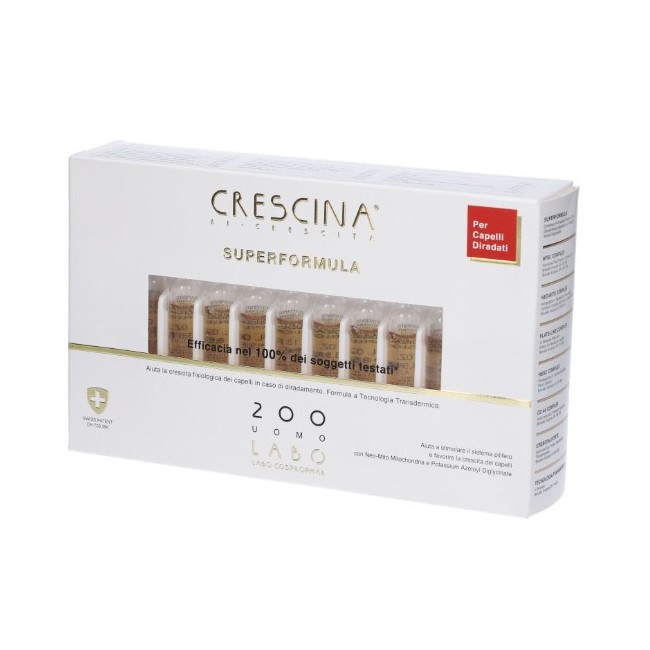 Labo Crescina Ri Crescita Super Formula 200 Uomo 20 Fiale 3,5 Ml