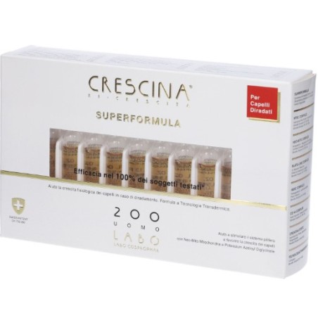 Labo Crescina Ri Crescita Super Formula 200 Uomo 20 Fiale 3,5 Ml