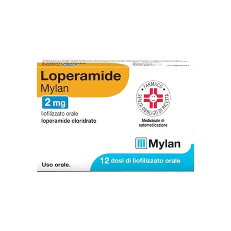 12 bustine Loperamide Mylan 2 Mg
