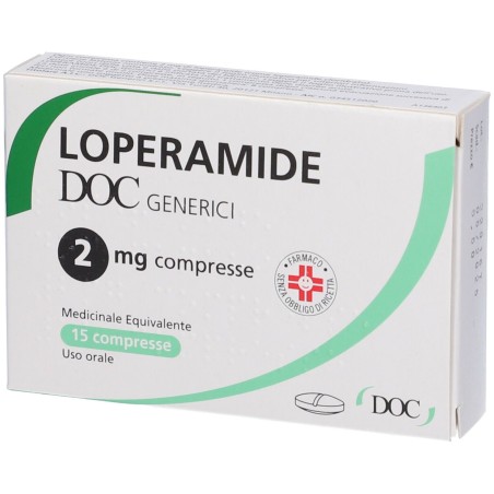 15 compresse Loperamide Doc Generici 2 Mg