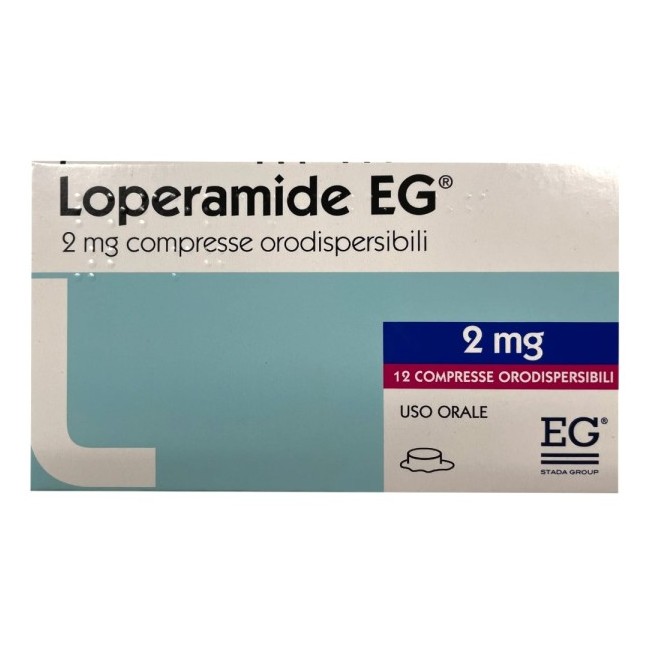 12 compresse Eg Eurogenerici Loperamide 2 Mg