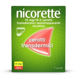 7 Cerotti Transdermici  Nicorette 15 Mg/16 H