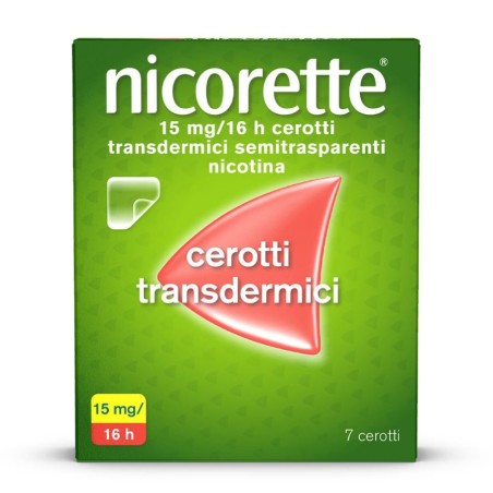 7 Cerotti Transdermici  Nicorette 15 Mg/16 H