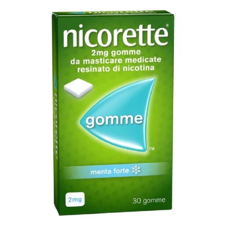 30 Gomme Da Masticare gusto menta Nicorette 2 Mg