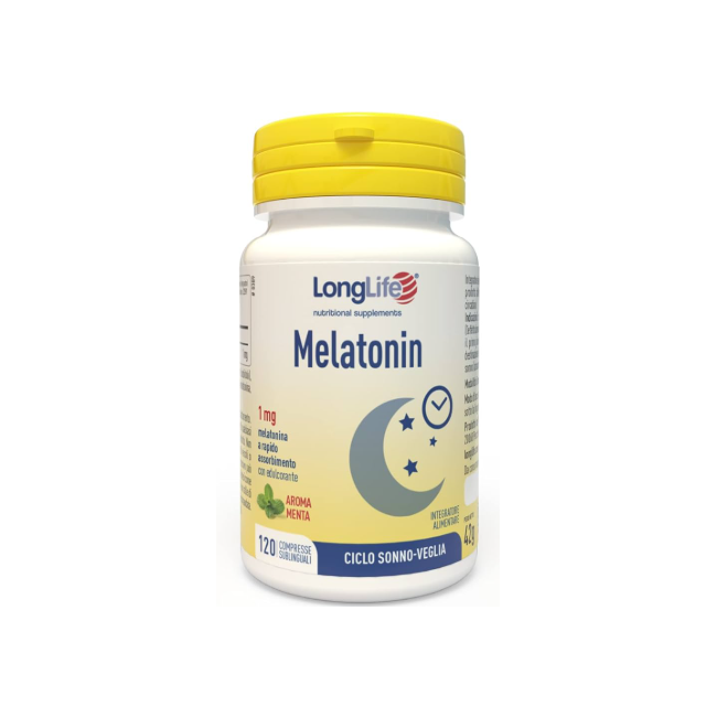 Longlife Melatonin 1 Mg Aroma Menta 120 Tavolette