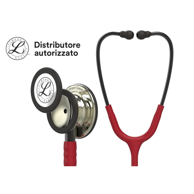 3m Stetoscopio Littmann Classic Iii Bordeaux