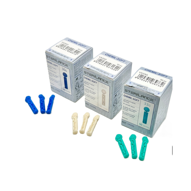 Lancette Pungidito Chemil-soft A Punta Retrattile Gauge 33 50 Pezzi