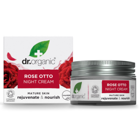 Dr. Organic Group Limited Dr O Rose Otto Crema Viso Notte 50 Ml