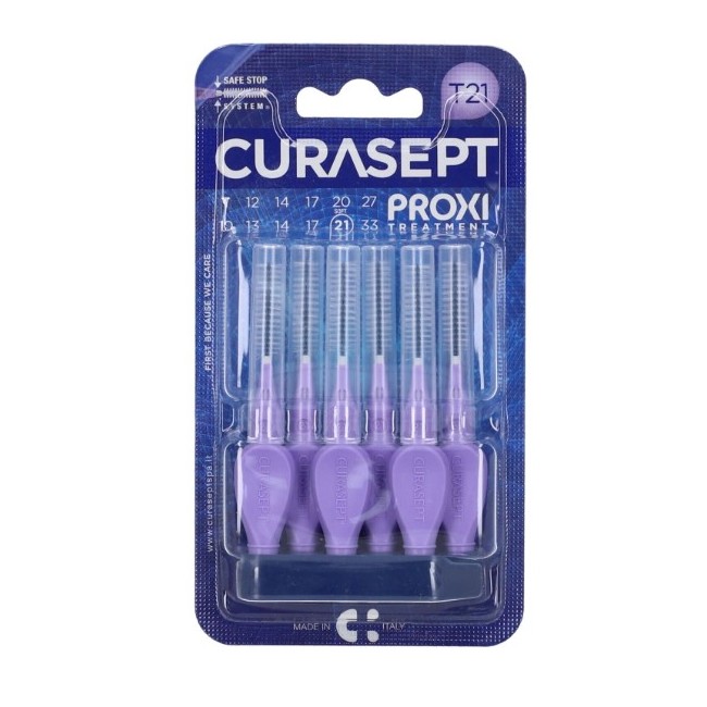 Curasept Proxi T21 Viola/purple 6 Pezzi
