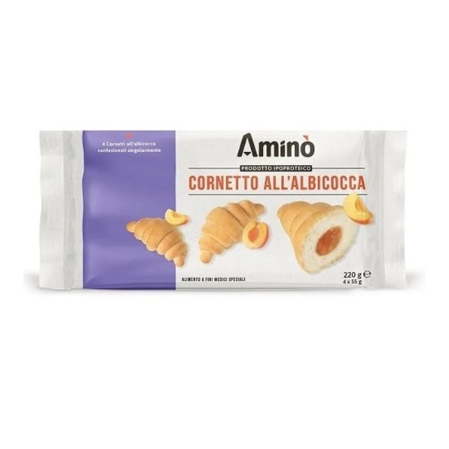 Nove Alpi Amino Cornetto Albicocca 4 Pezzi Da 55 G
