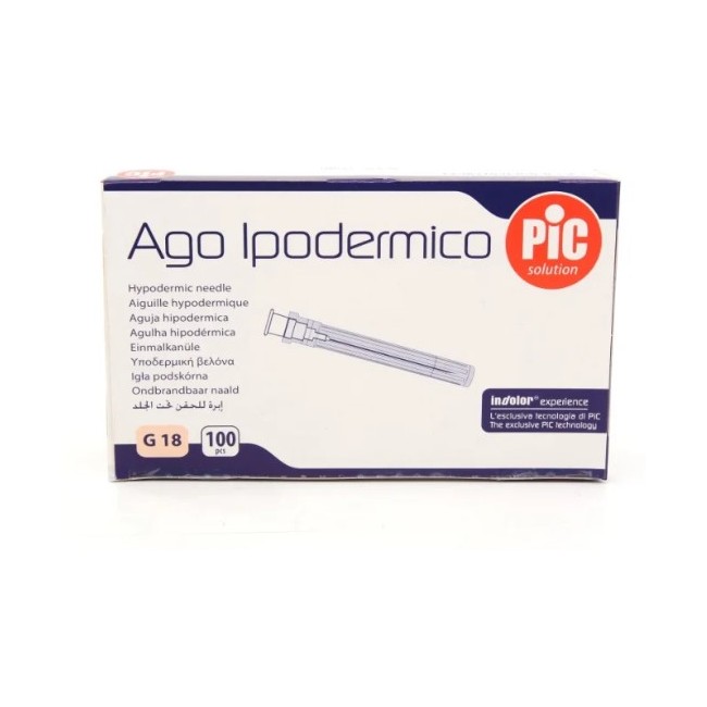 Pikdare Ago Ipodermico Pic Gauge 18 1 1/2 100 Pezzi