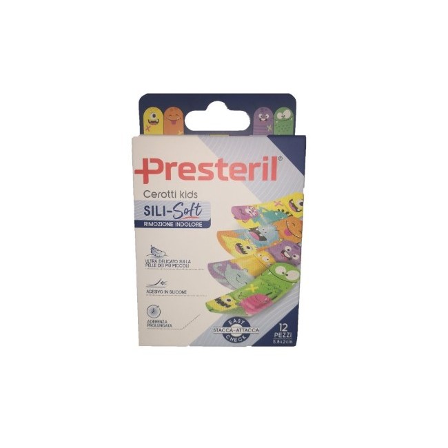 Corman Cerotto Presteril Sili-soft Kids 5,8x2 Cm 12 Pezzi