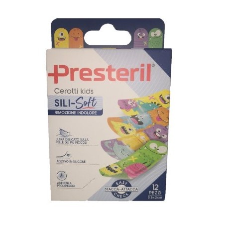 Corman Cerotto Presteril Sili-soft Kids 5,8x2 Cm 12 Pezzi
