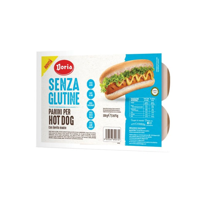 Alpipan Doria Panini Hot Dog 2x75 G