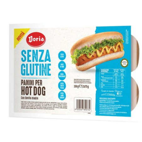 Alpipan Doria Panini Hot Dog 2x75 G