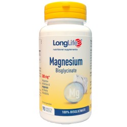 Confezione da 90 tavolette di Integratore di Magnesium Bisglycinate da Longlife