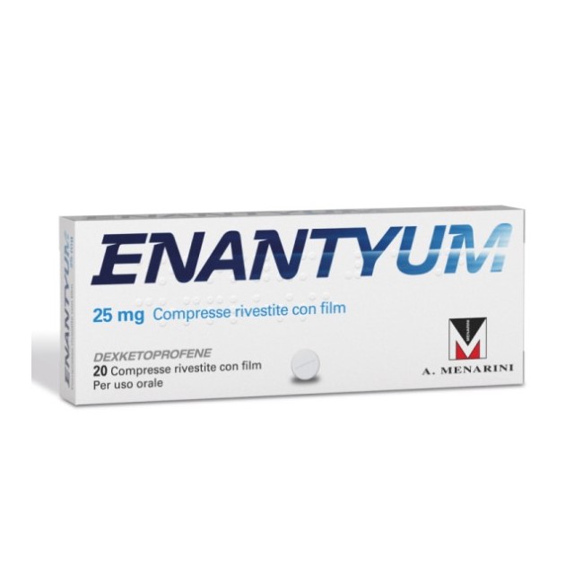 General Pharma Solutions Enantyum 25 Mg Compresse Rivestite Con Film Dexketoprofene