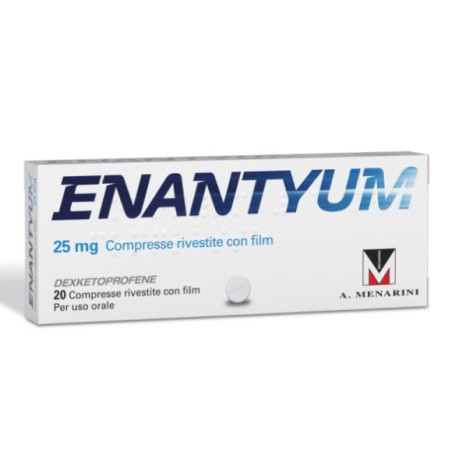 General Pharma Solutions Enantyum 25 Mg Compresse Rivestite Con Film Dexketoprofene