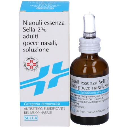 Gocce Nasali 20 g Niaouli Essenza Sella 2%