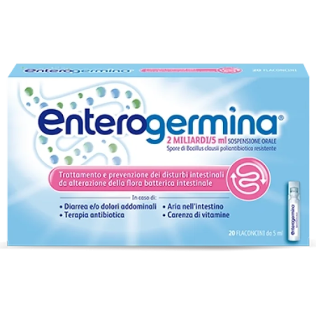 Bb Farma Enterogermina Soluzione Orale 20fl 2mld/5ml
