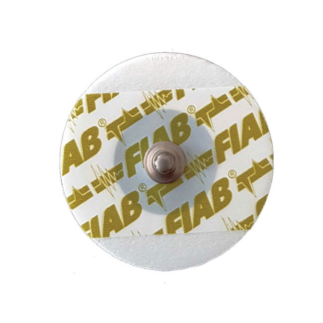 Gima Elettrodo Pe Foam Monouso Rotondo Diametro 40mm Pediatrico In Gel Solido Con Sensore Ag/agcl Con Clip In Acciaio Inox Fiab