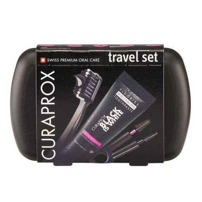 Curaden Healthcare Curaprox Black Is White Travel Set
