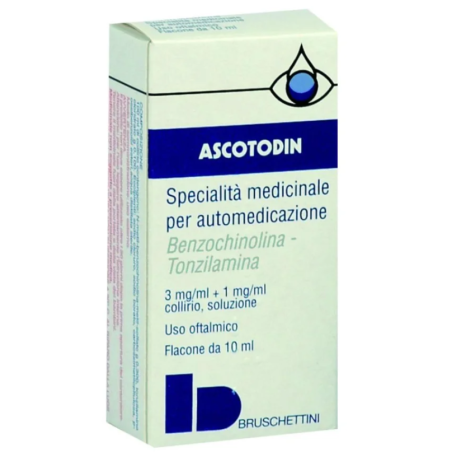 Bruschettini Ascotodin 3 Mg/ml + 1mg/ml Collirio N-metilbenzochinolina Metilsolfato E Tonzilamina Cloridrato