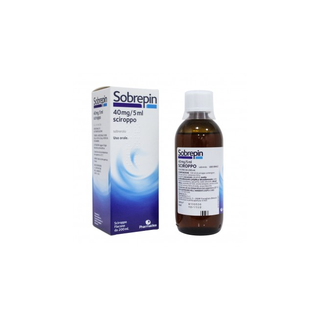 Sciroppo da 200 ml Sobrepin 40 Mg/5 Ml