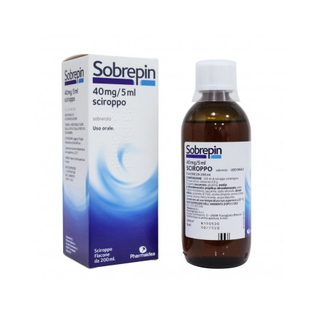 Sciroppo da 200 ml Sobrepin 40 Mg/5 Ml