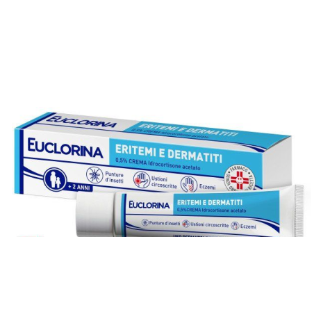 Tubo da 20 Grammi di Euclorina Eritemi della Dompè farmaceutici