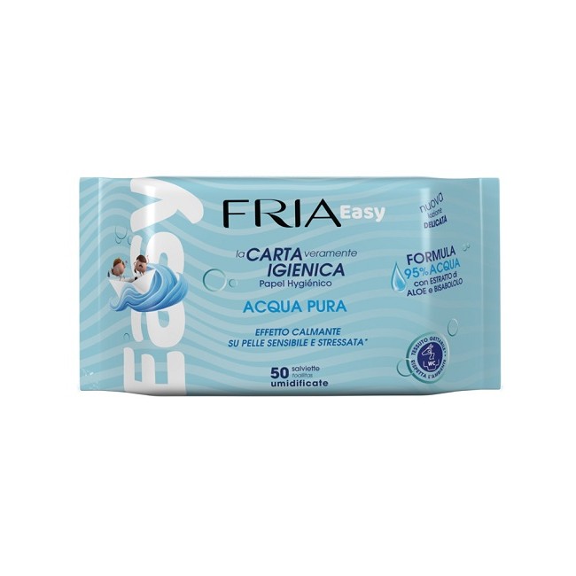 Diva International Fria Easy Carta Igienica Acqua Pura Effetto Calmante 50 Salviette