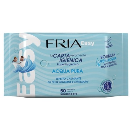 Diva International Fria Easy Carta Igienica Acqua Pura Effetto Calmante 50 Salviette