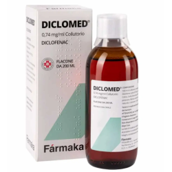 Collutorio da 200 ml Diclomed 0,74 Mg/ml