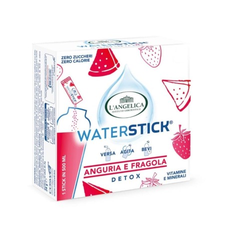 Coswell L'angelica Waterstick Plus Detox Anguria E Fragola 15 Stick Da 2,5 G