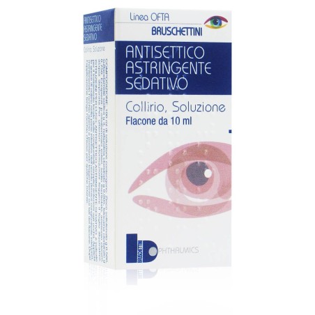 Collirio da 10 ml Antisettico Astringente Sedativo Bruschettini