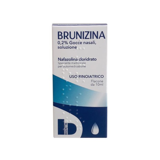 Gocce Nasali da 10 ml Bruschettini Brunizina 2 Mg/ml
