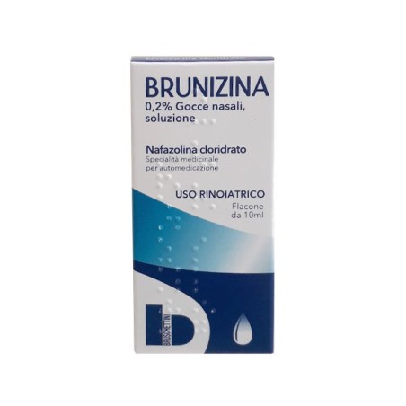 Gocce Nasali da 10 ml Bruschettini Brunizina 2 Mg/ml