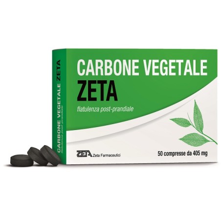 Zeta Farmaceutici Carbone Vegetale 50 Compresse Da 405 Mg