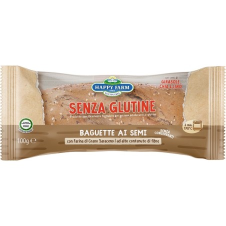 Happy Farm Baguette Scura Semi 100 G