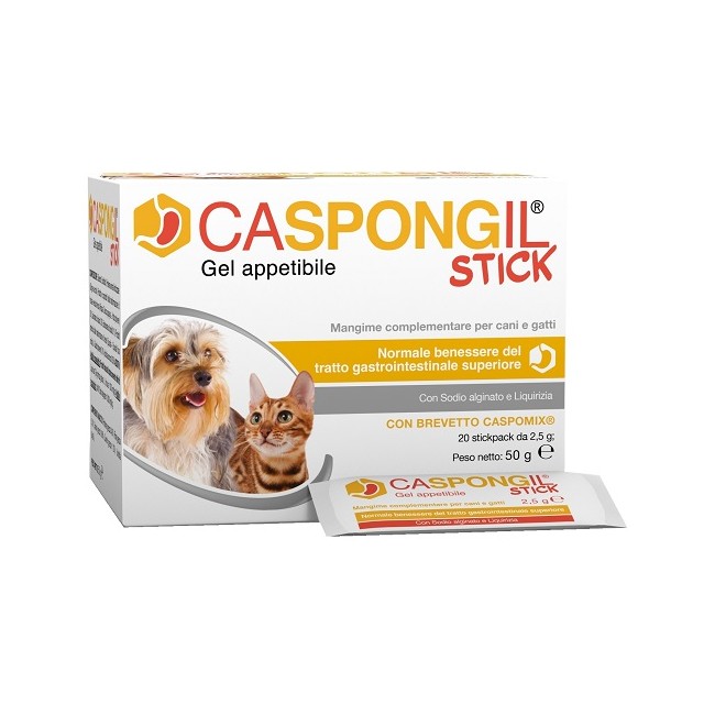 Shedir Pharma Caspongil Stick Gel Appetibile 20 Stickpack Da 2,5 G