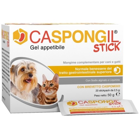 Shedir Pharma Caspongil Stick Gel Appetibile 20 Stickpack Da 2,5 G